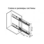 Тумба-шкаф бутылочница с выдвижным механизмом «MODERN ALTO» 200*600*845 Красный глянец, столешница мрамор - Изображение 5