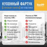 Кухонный фартук (стеновая панель) из пластика «Мегаполис», 3000 мм - Изображение 7