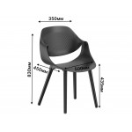 Стул KELA (черный) PP1100B - Изображение 7