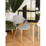 Стул KELA (светло-серый) PP1100GL - Изображение 5