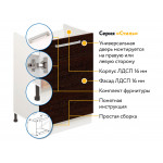 Комплект для кухни: Тумба - подстолье Стиль 50х50, венге (в комплекте с мойкой, гофрированным отводом и креплениями) - Изображение 6
