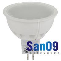 Лампа LED светодиодная GU5.3 "ЭРА" MR16 (220В.) 6/50 Вт. 2700к