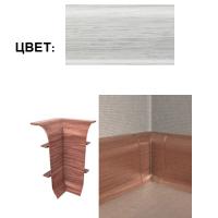 Угол внутренний с текстурой (2 шт) 184 ива серебристая