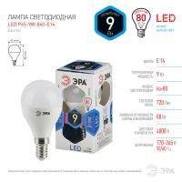 ЭРА Лампа LED smd P45-9/80 Вт. 4000к Е14