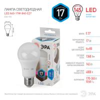 ЭРА Лампа LED smd A60-17/145 Вт. 4000к Е27