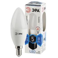 ЭРА Лампа LED smd B35-5/40 Вт. 4000к Е14