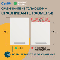 Кухонный гарнитур угловой «Лофт», цвет «Бетон / Дуб крафт золотой», стол. доминикана, 12 предметов,  общая длина 2.8 м