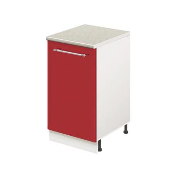 Тумба кухонная напольная со столешницей MODERN ALTO 500*600*850 красный глянец - Изображение 1