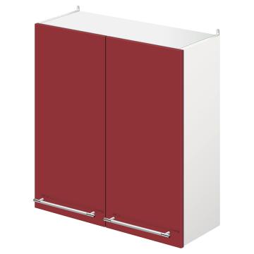 Шкаф настенный кухонный с полкой 600*300*720 MODERN ALTO красный глянец - Изображение 1
