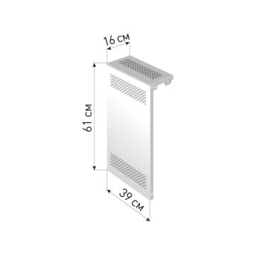 Экран для радиатора "Delta-Max" 61*39*16 Белый - Изображение 1