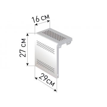 Экран для радиатора "Delta-Max" 27*29*16 Белый - Изображение 1