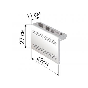 Экран для радиатора "Delta-Max" 27*49*11 Белый - Изображение 1