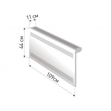 Экран для радиатора "Delta-Max" 44*109*11 Белый - Изображение 1